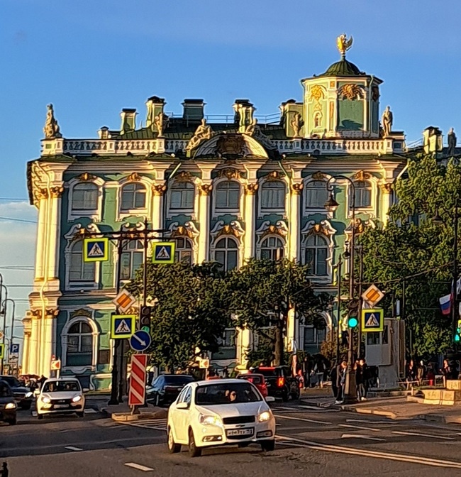 Башня оптического телеграфа на северо-западном ризалите Зимнего дворца /фото из личного архива, 2024/