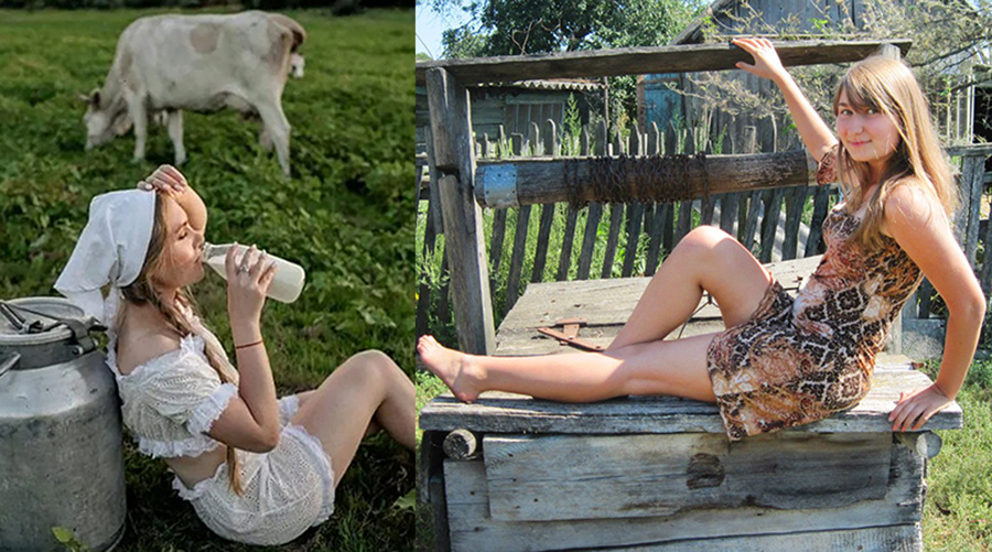 Деревенские девушки 