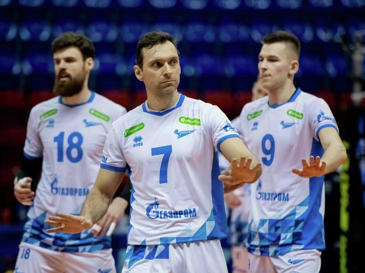    Волейболисты петербургского "Зенита" | © Фото : Пресс-служба волейбольного клуба "Зенит"