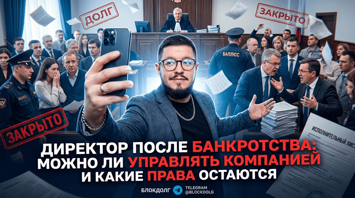    Директор и управление компанией после банкротства Максим