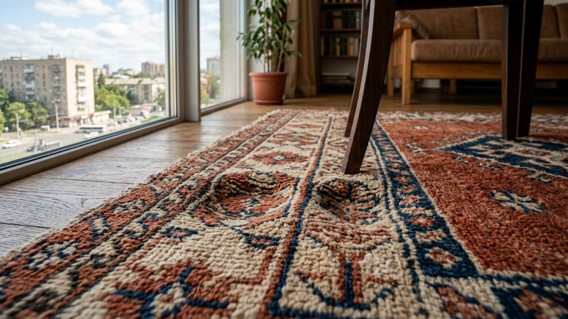 ворс примялся