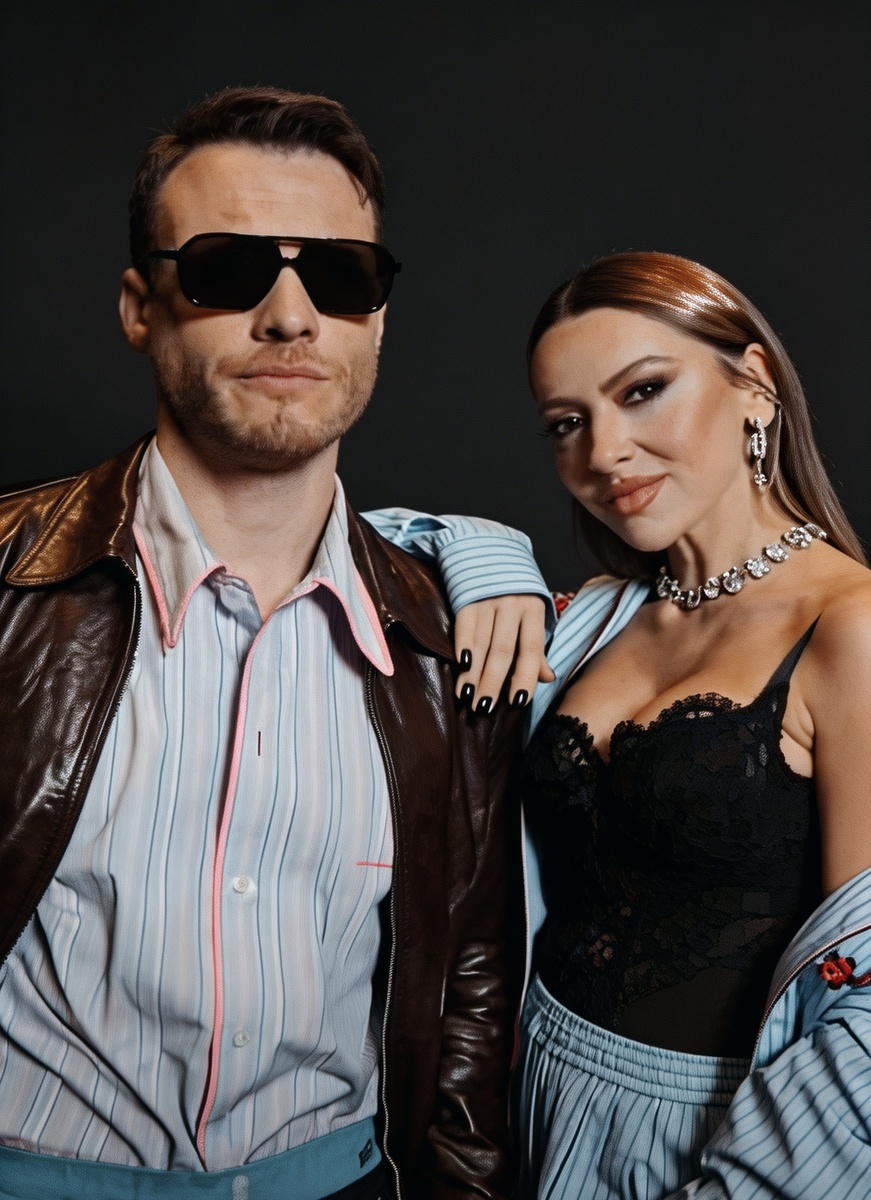 Керем Бюрсин, турецкая певица Хадисе. Показ мод. Милан.