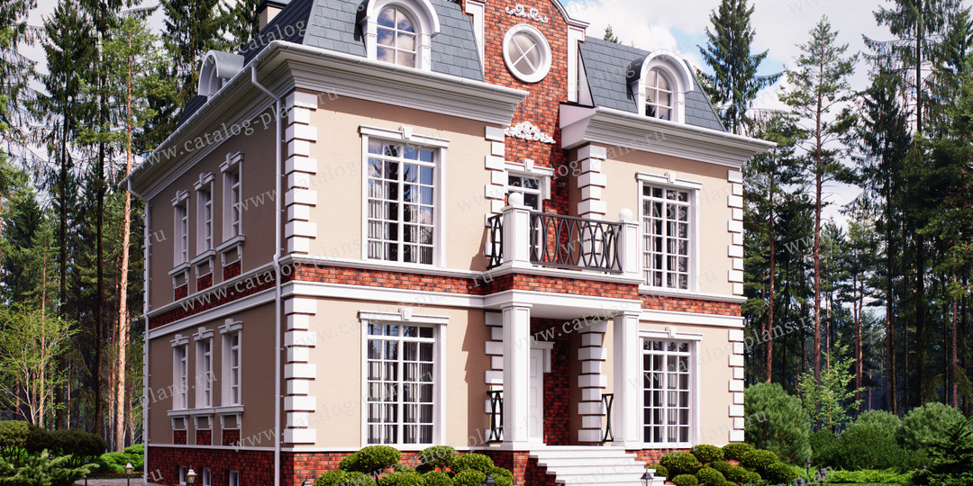 Трёхэтажный дом в английском стиле: почему классика снова в тренде в 2026 году.