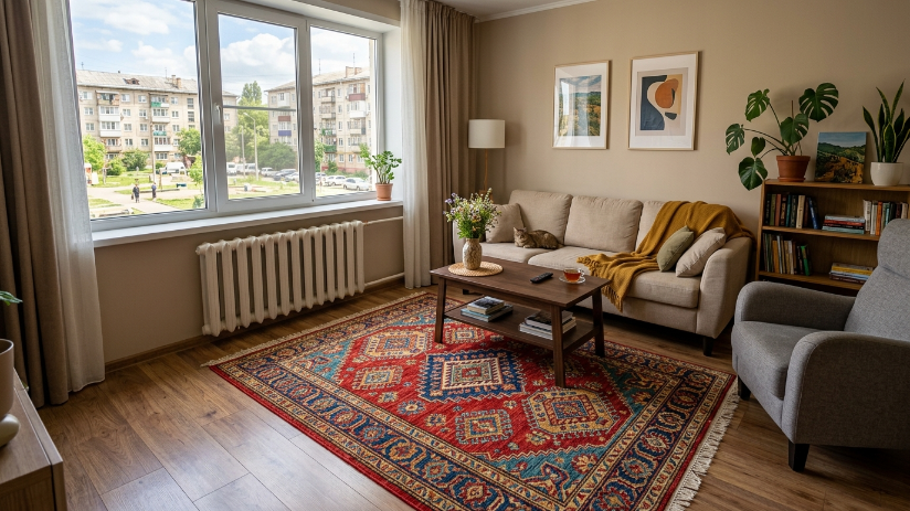 Ковер яркий