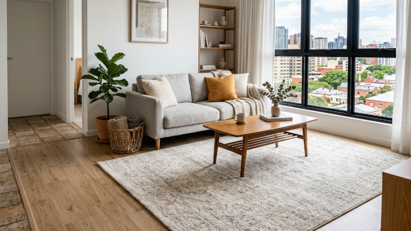 Светлый ковер