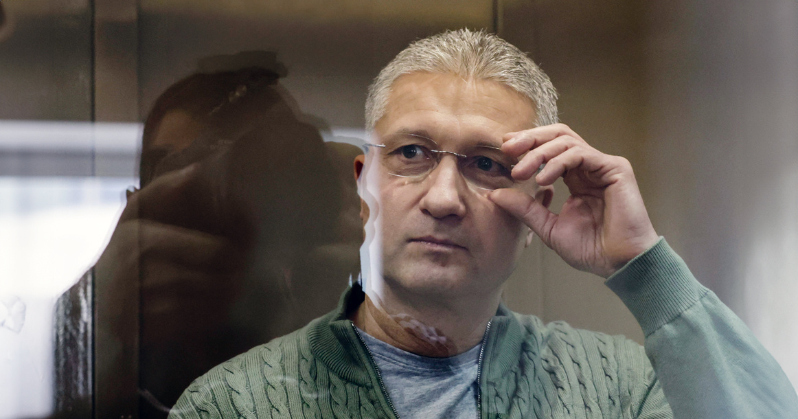 Бывший заместитель министра обороны Тимур Иванов во время судебного процесса