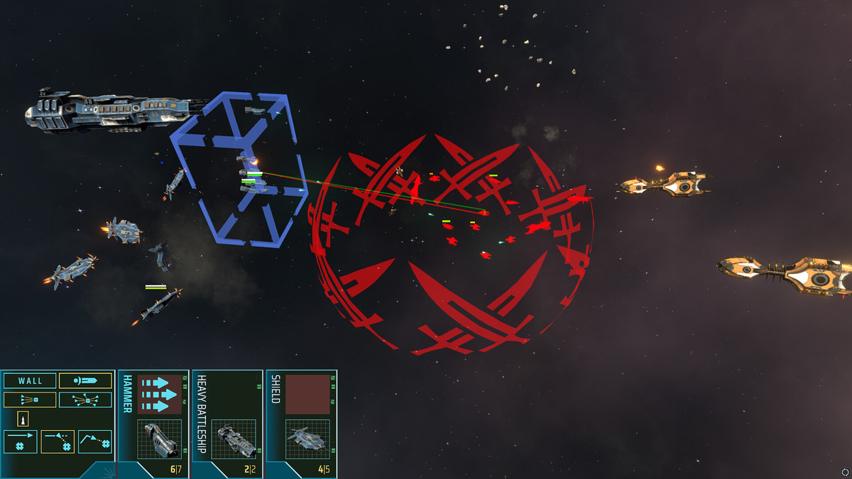 За штурвалом кораблей слева явно заседает что-то человекообразное. А вот справа – явные богомерзкие ксеносы