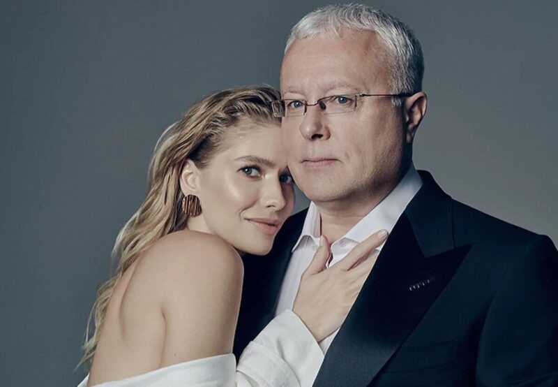    Елена Перминова и Александр Лебедев на одном из светских мероприятий.