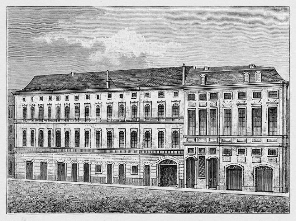 Гевандхаус времён Мендельсона (не сохранился)