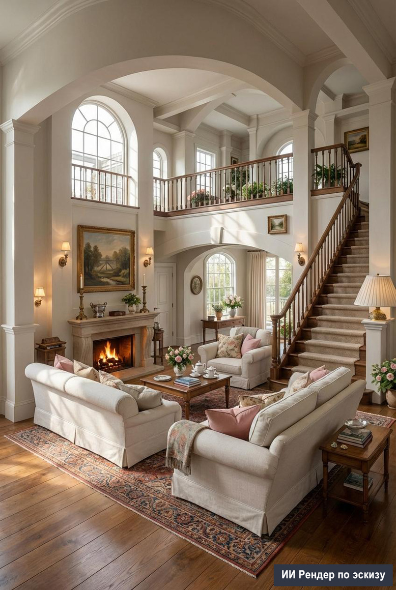 Нейросеть для рендера интерьера