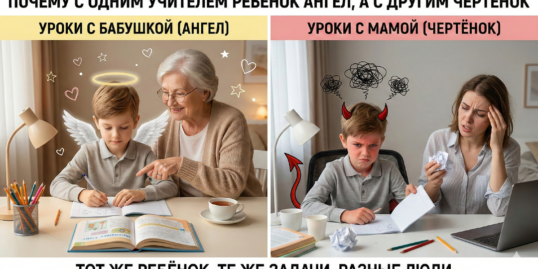 Почему один взрослый для ребенка - авторитет, а другой - «пустое место»? Разбираем ловушку внимания