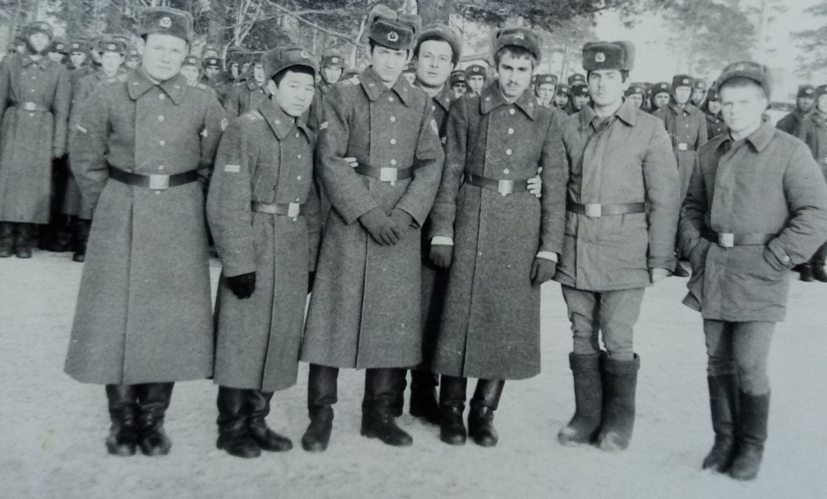 Сержанты 4УМСР, Елань, зима 80-81г.г.