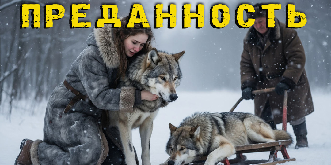 Одинокий вой в ночи заставил её пойти за диким зверем сквозь страх и метель. Таежная история.