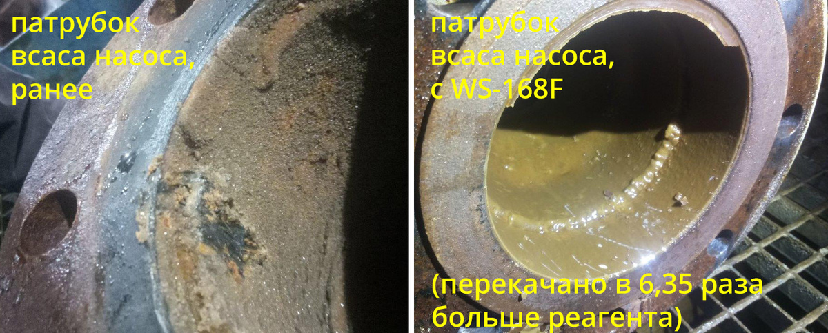 Фото: до и через месяц после применения устройства WS