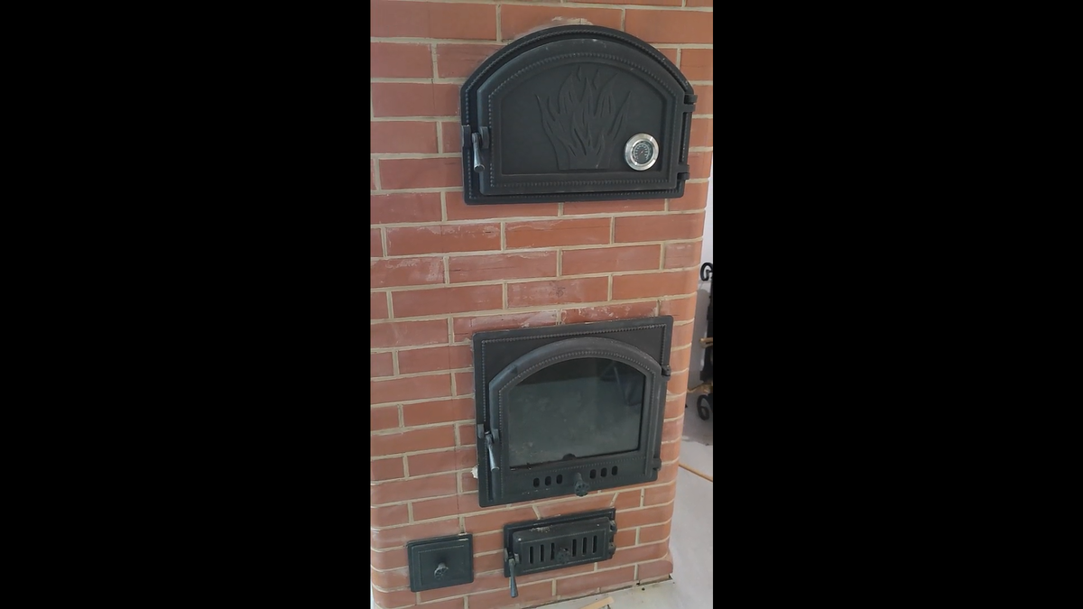 Кирпичная печь.