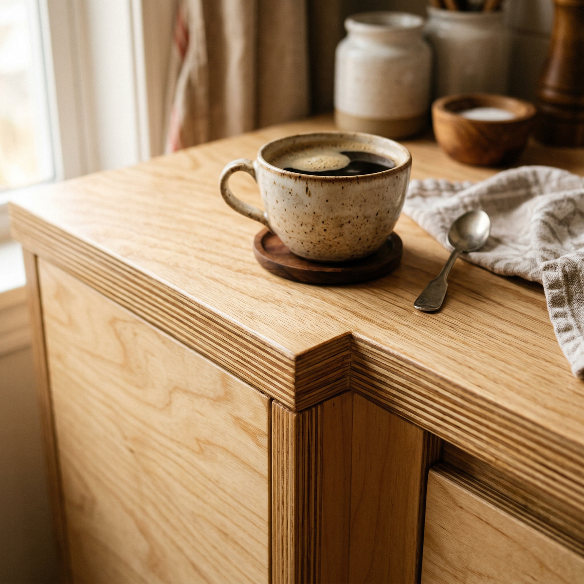 Кухня из березовой фанеры