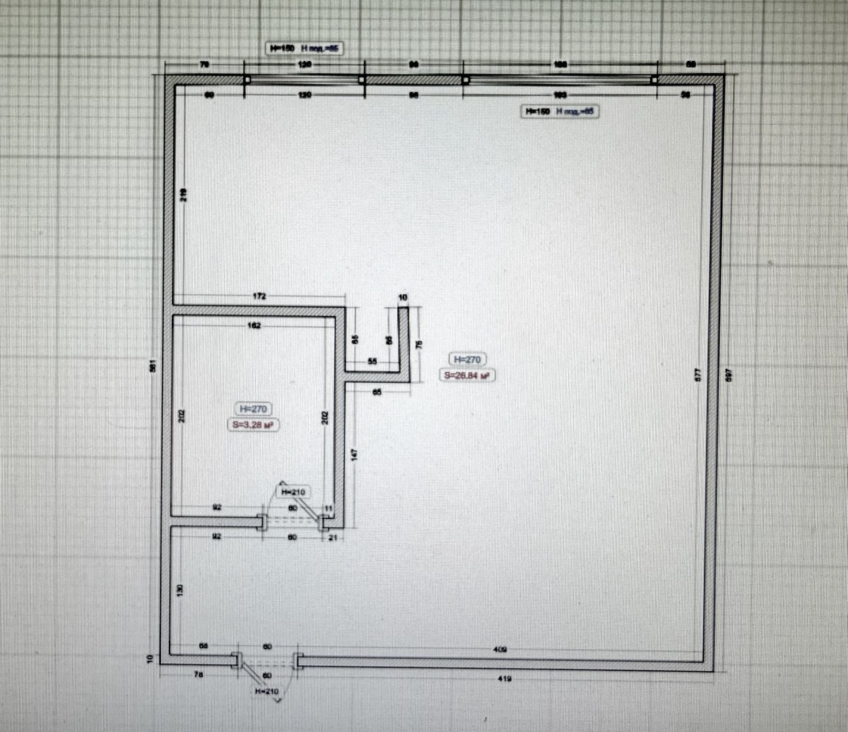 Перепланировка маленькой однокомнатной квартиры в доме "хрущёвского" типа