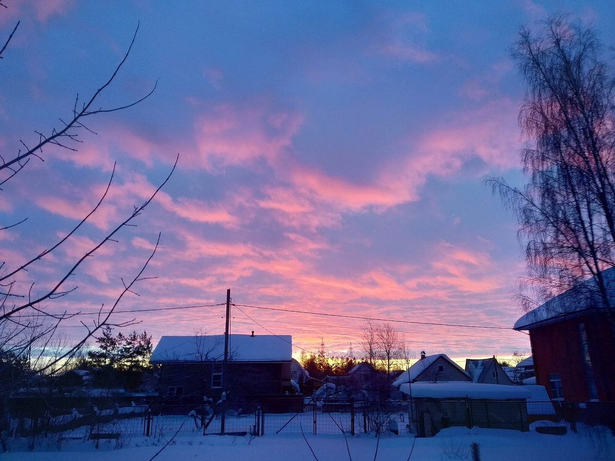 1 из рассветов февраля 2026 года, фото автора