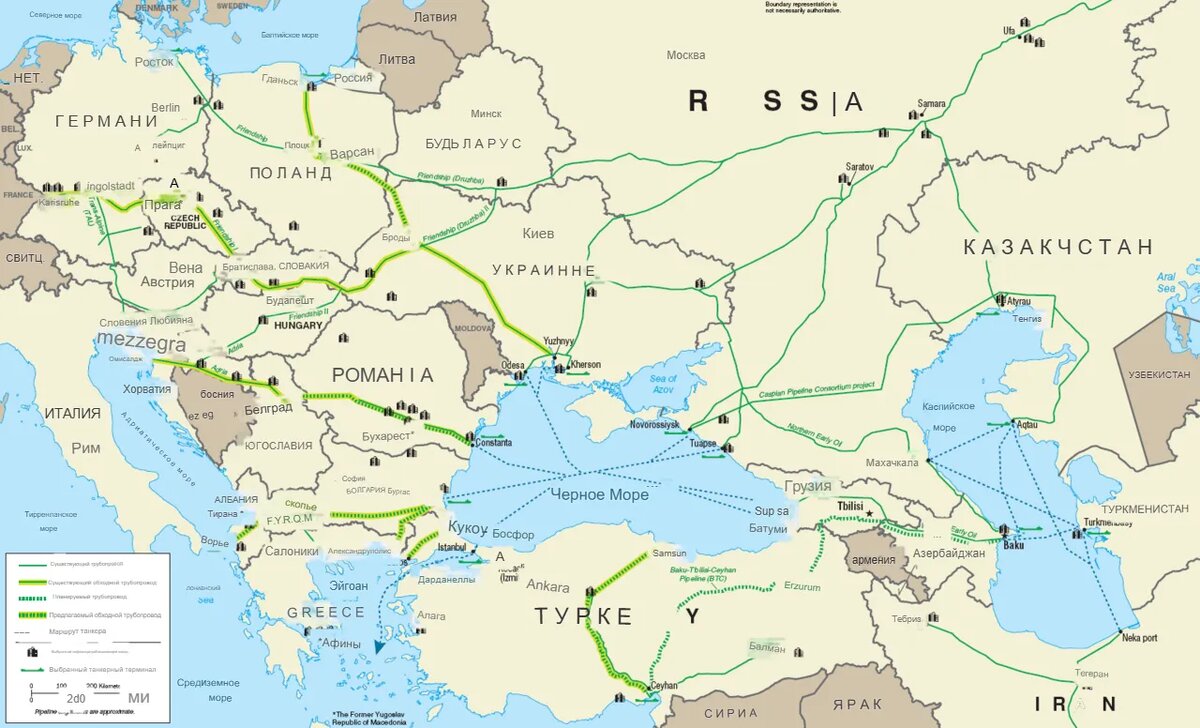     Карта трубопроводов в Европе. Трубопровод Adria проходит через Сербию, Хорватию и Венгрию.   
Министерство энергетики США (сс)