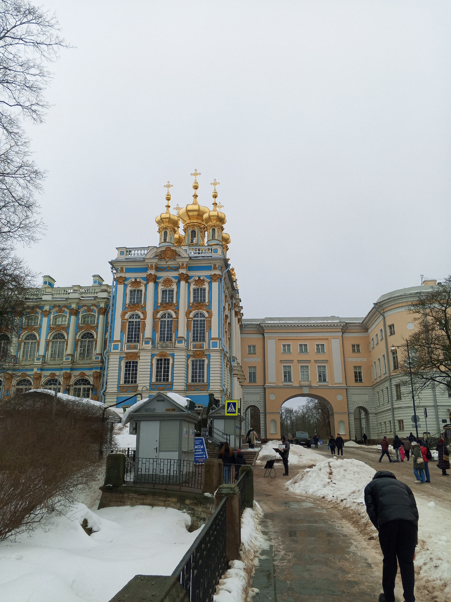 Екатерининский дворец и Царскосельский лицей.