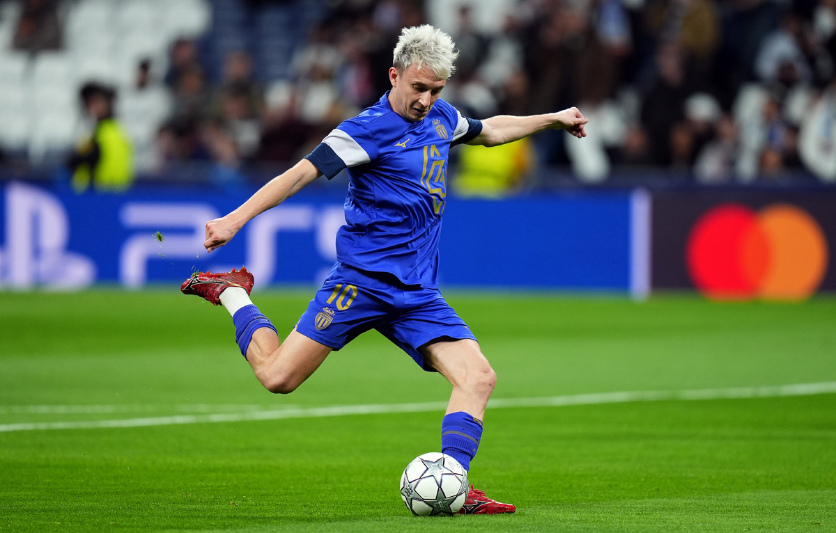    Полузащитник "Монако" Александр Головин  Angel Martinez/Getty Images