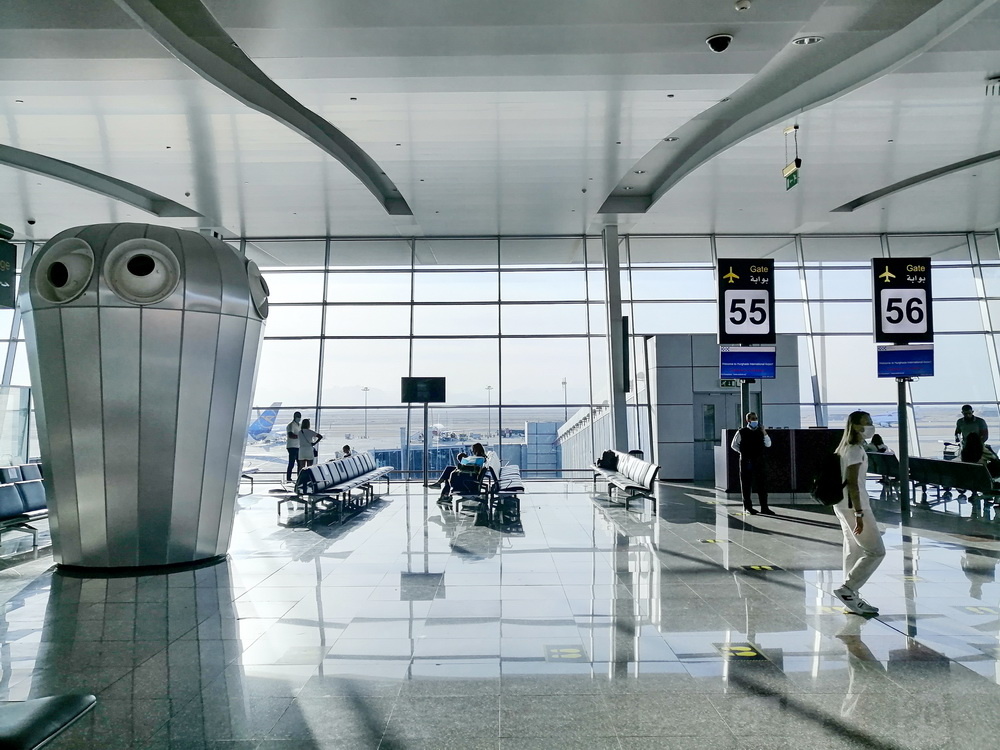 В аэропорту Хургады.