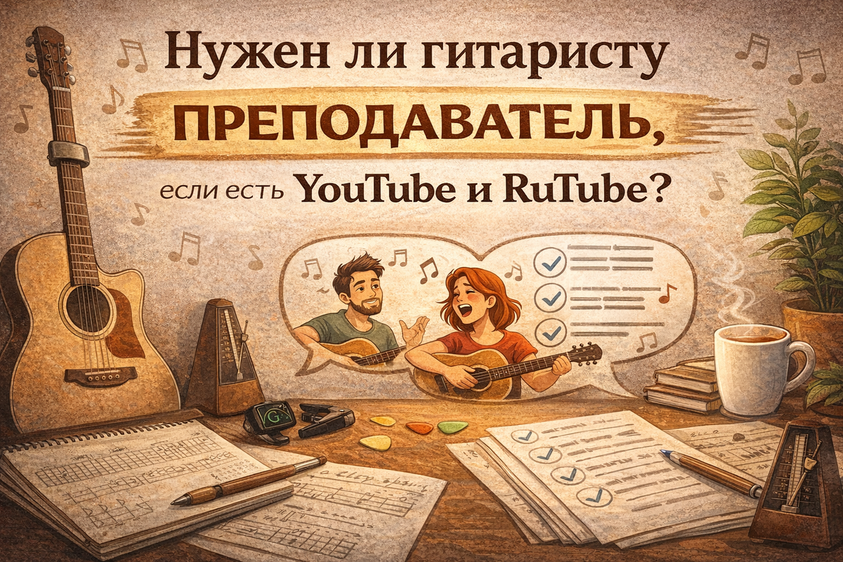 Нужен ли гитаристу преподаватель?