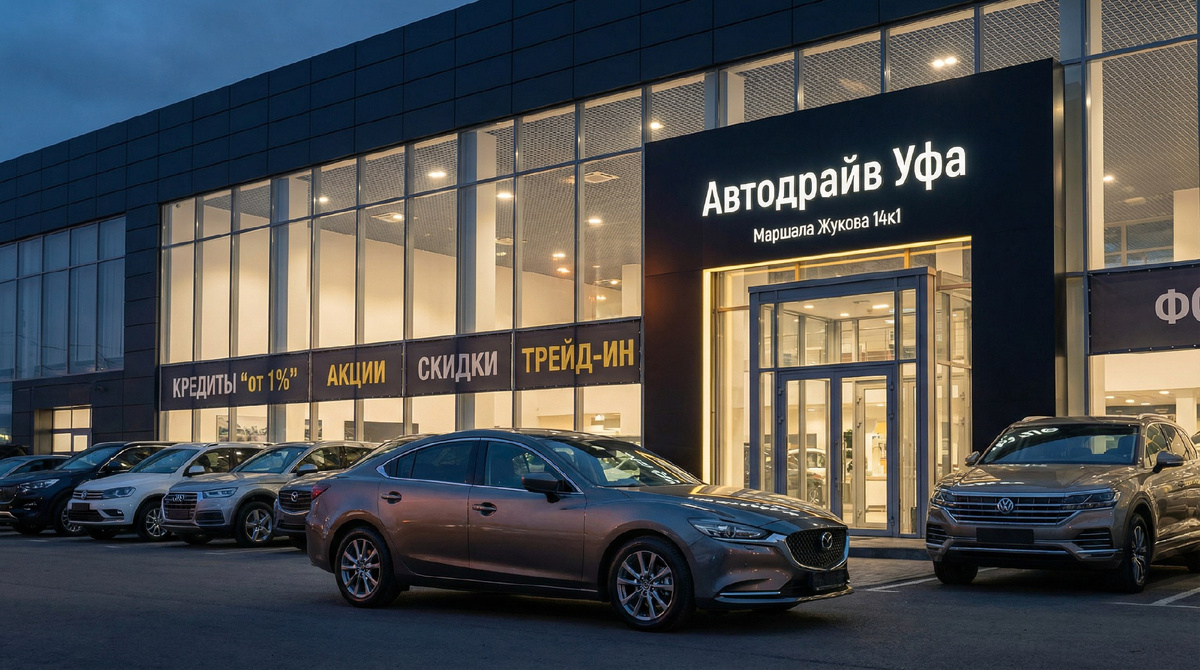 АВТОДРАЙВ УФА БЫВШИЙ ЦЕНТР АВТО УФА МАРШАЛА ЖУКОВА 14к1 ОТЗЫВЫ,АКЦИИ КРЕДИТЫ ТРЕЙД ИН 