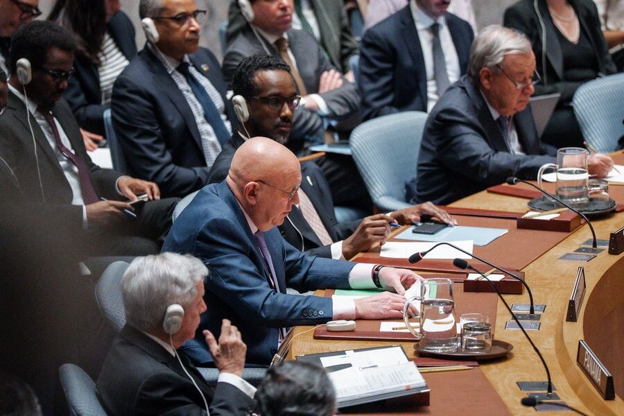    Постоянный представитель России при ООН Василий Небензя / Источник: © OLGA FEDOROVA/EPA/ТАСС