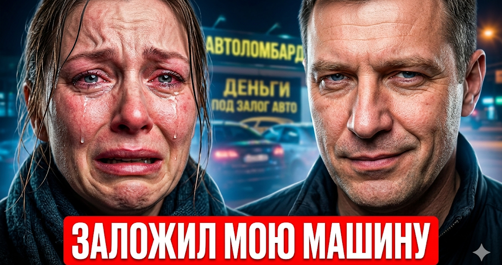 — Муж сдал мою машину в автоломбард, подделав мою подпись, чтобы покрыть недостачу на работе. Я вызвала полицию