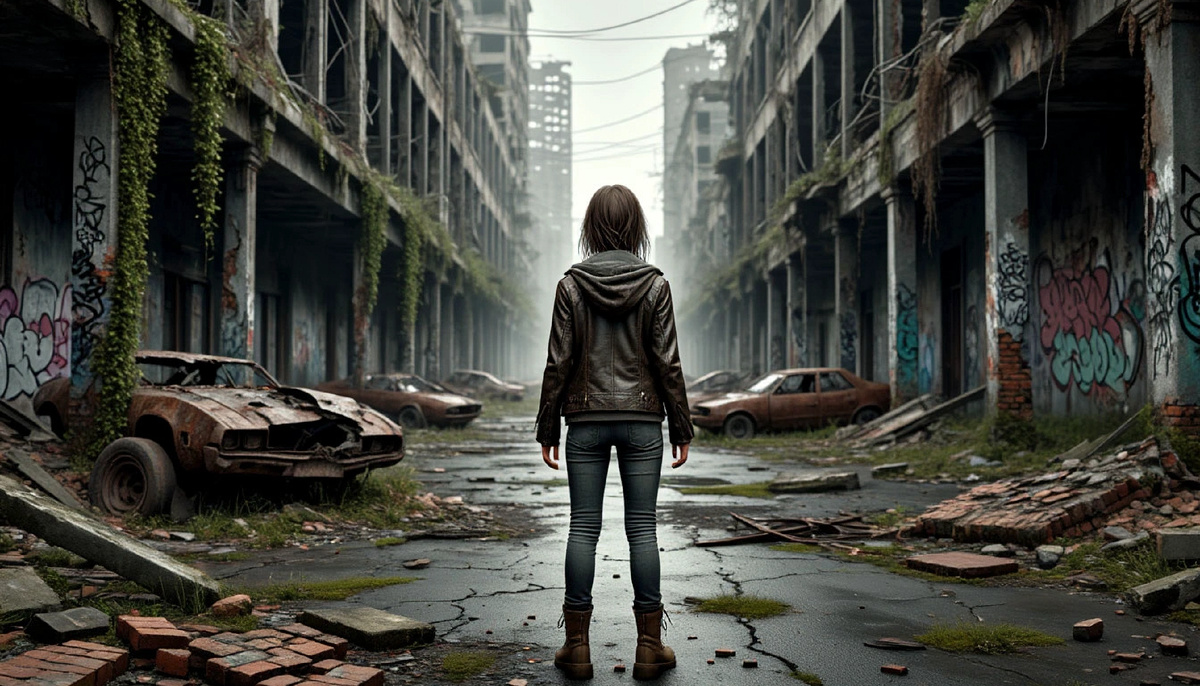 Я оказалась в каком-то разрушенном городе.