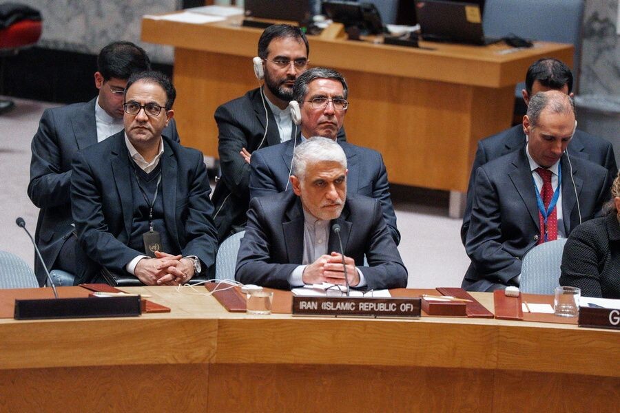    Постоянный представитель Ирана при ООН Амир Саид Иравани / Источник: © OLGA FEDOROVA/EPA/ТАСС