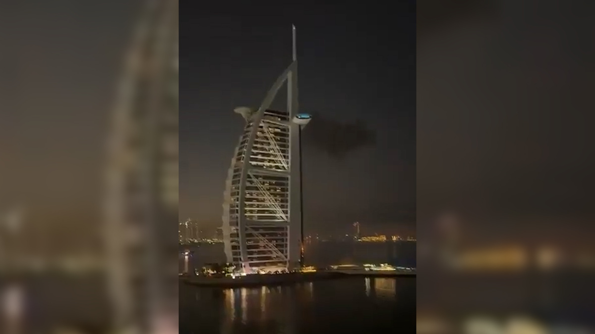    Бурдж-эль-Араб попа дрон