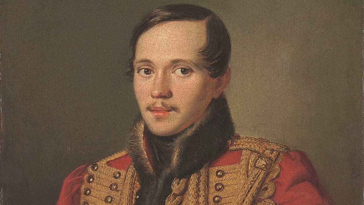 Портрет М. Ю. Лермонтова, выполненный Петром Заболотским в 1837 году (фрагмент)