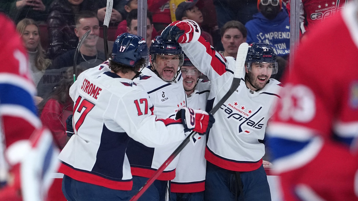    Александр Овечкин в матче НХЛ "Монреаль" - "Вашингтон". Фото: Mandatory Credit: Eric Bolte-Imagn Images