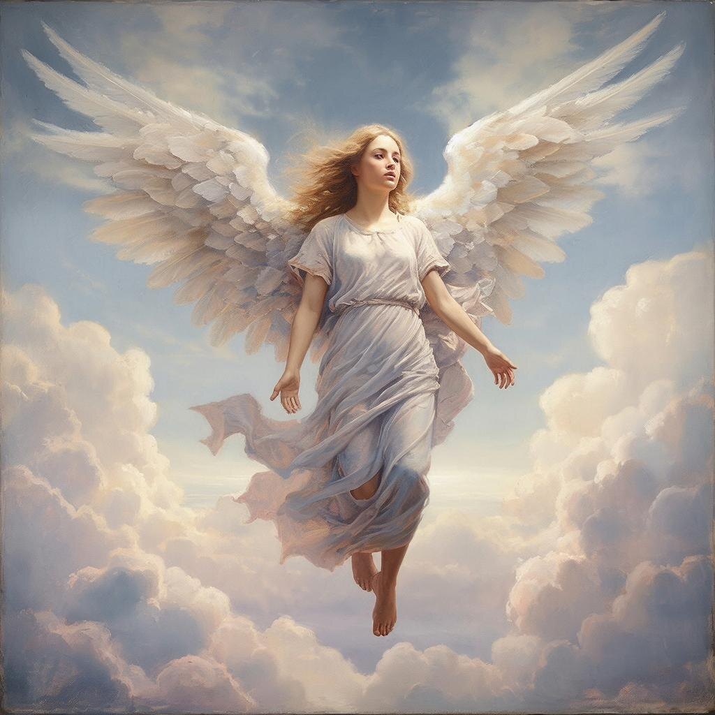 Ангел в облаках