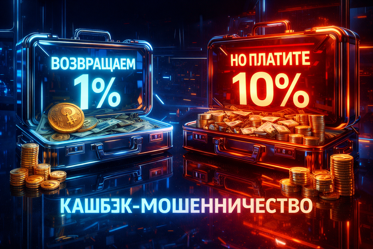 Кэшбек-мошеничество с неоновым светом