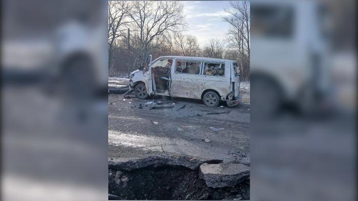 В ЛНР при атаке дрона ВСУ погиб волонтёр из Ставрополья. Фото © MAX / Леонид Пасечник