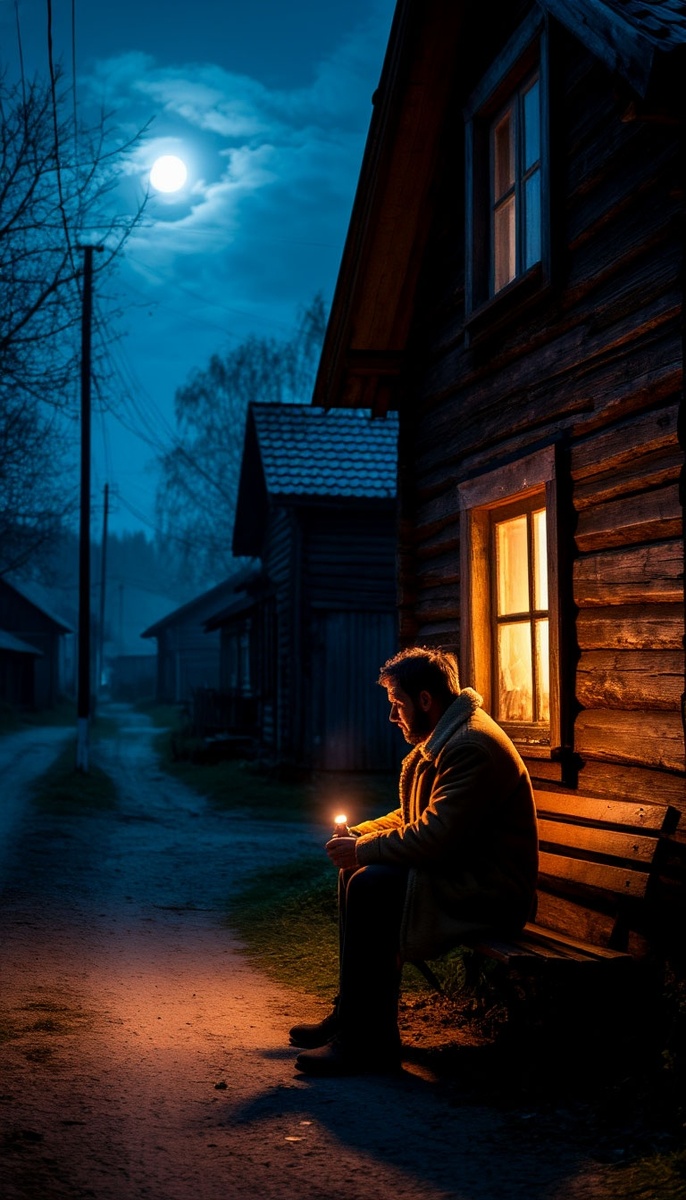 Спецкор «НДП» Петр Запечный всю ночь дежурил у дома бабы Нюры…