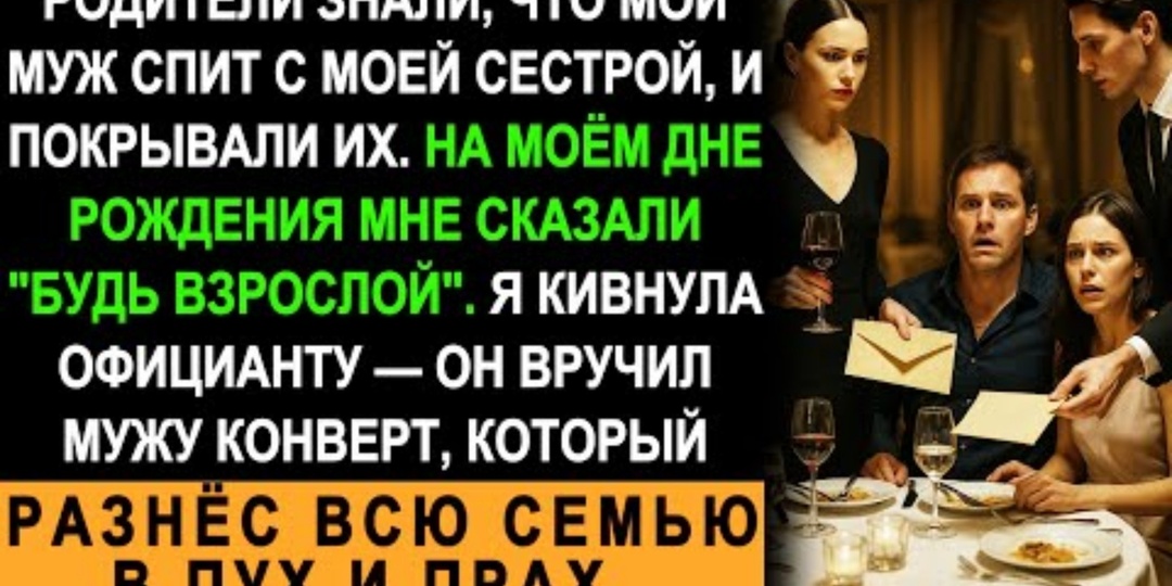 Запах кокоса выдал предательство мужа с сестрой: как я разоблачила их на семейном ужине, сделала ДНК-тест и сожгла все мосты навсегда