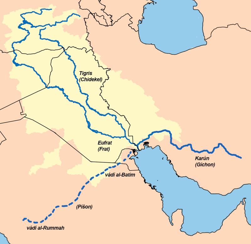 Четыре библейские реки, впадающие в Персидский заливАвтор: Mattesák