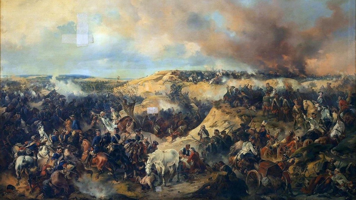    Генерал Фермор участвовал в сражении при Кунерсдорфе (12 августа 1759 г.), в котором русские чуть не взяли в плен Фридриха II, императора Пруссии (картина А.Е. Коцебу).