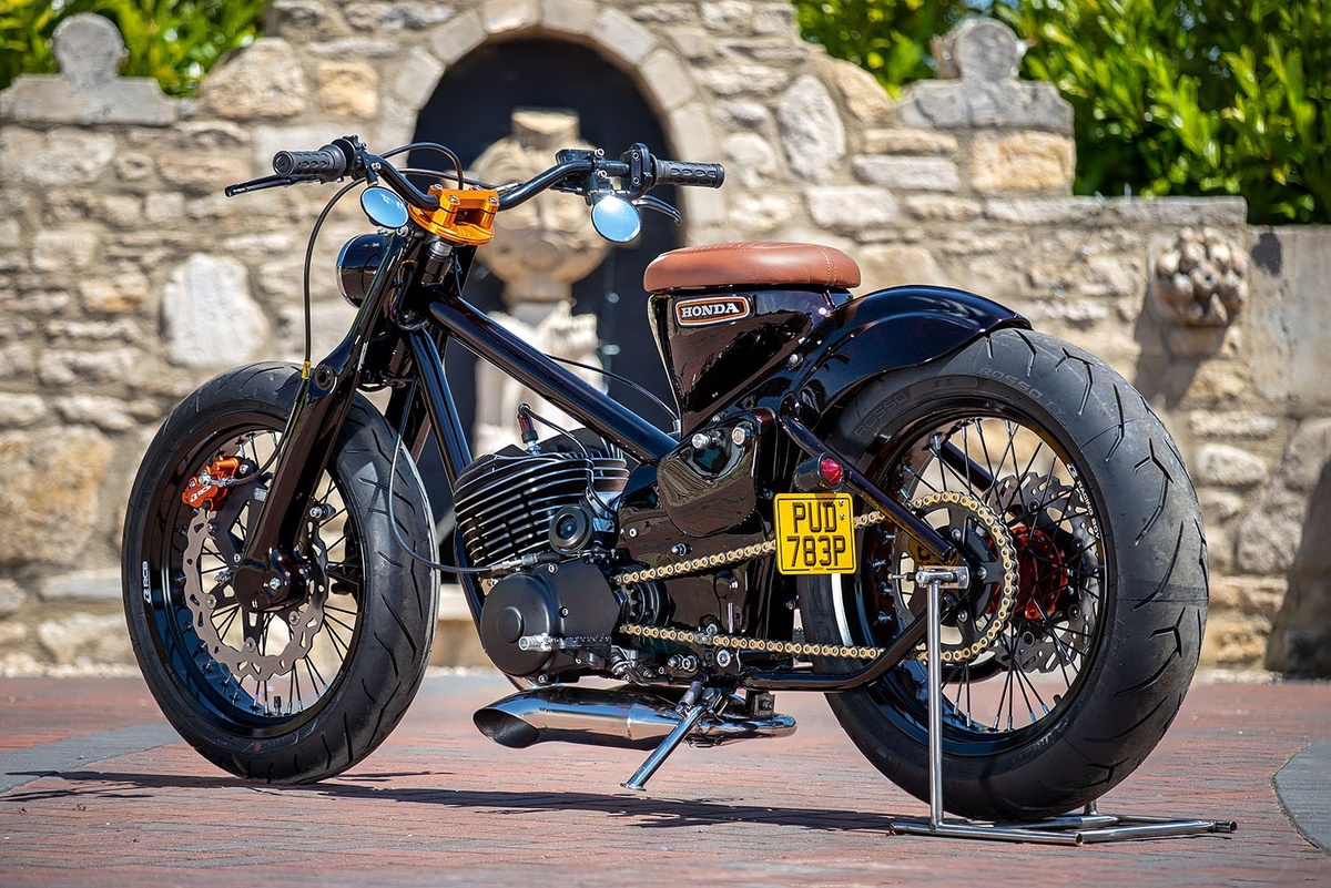 Honda Cub с сердцем Yamaha DT250