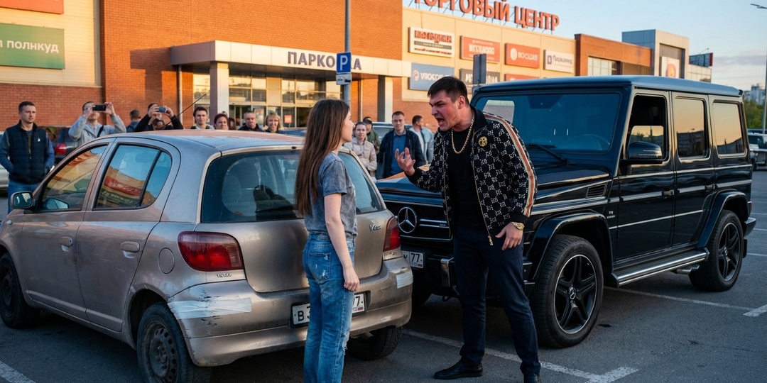 «Убери корыто, нищебродка», — орал мажор у ТЦ. Он не знал, что я владею этим зданием.