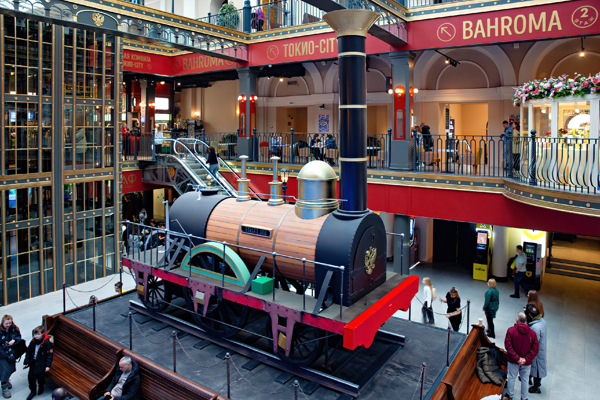 Vokzal 1853, макет паровоза