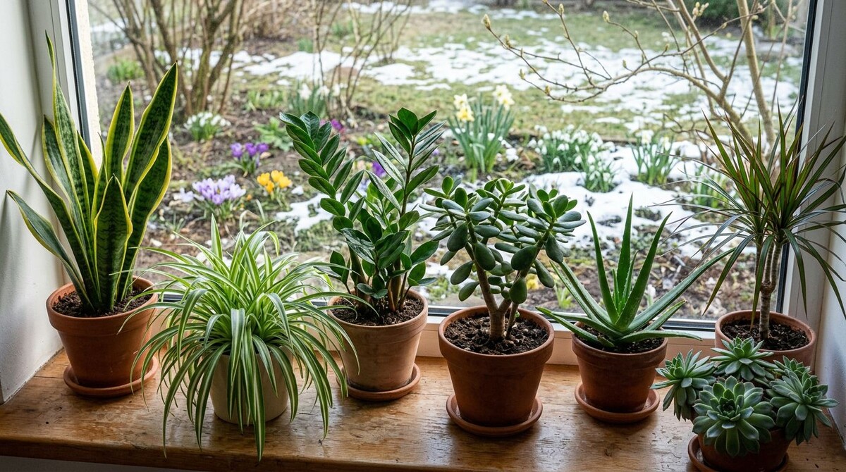 Сансевиерия в горшке