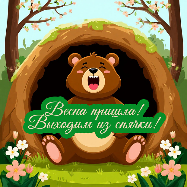 Весна пришла! Выходим из спячки!