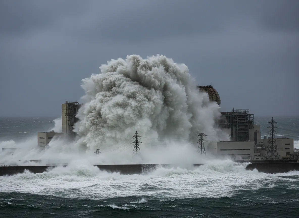 Вот они — генераторы, которые должны были спасти Японию. Только спасать пришлось их самих. 14 метров воды, 40 лет самоуверенности и 22 триллиона иен спустя. Всё потому, что кому-то показалось дорого поднять оборудование на этаж выше.