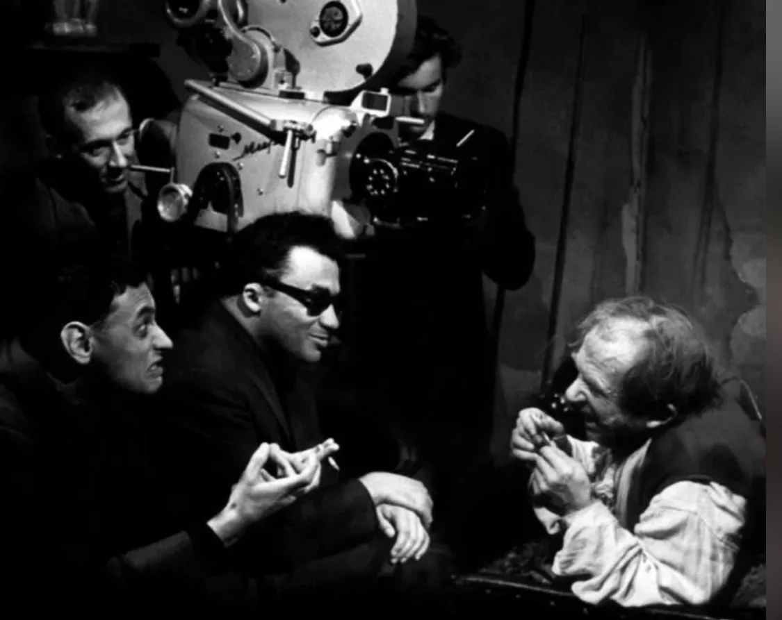 Алов и Наумов на съёмках