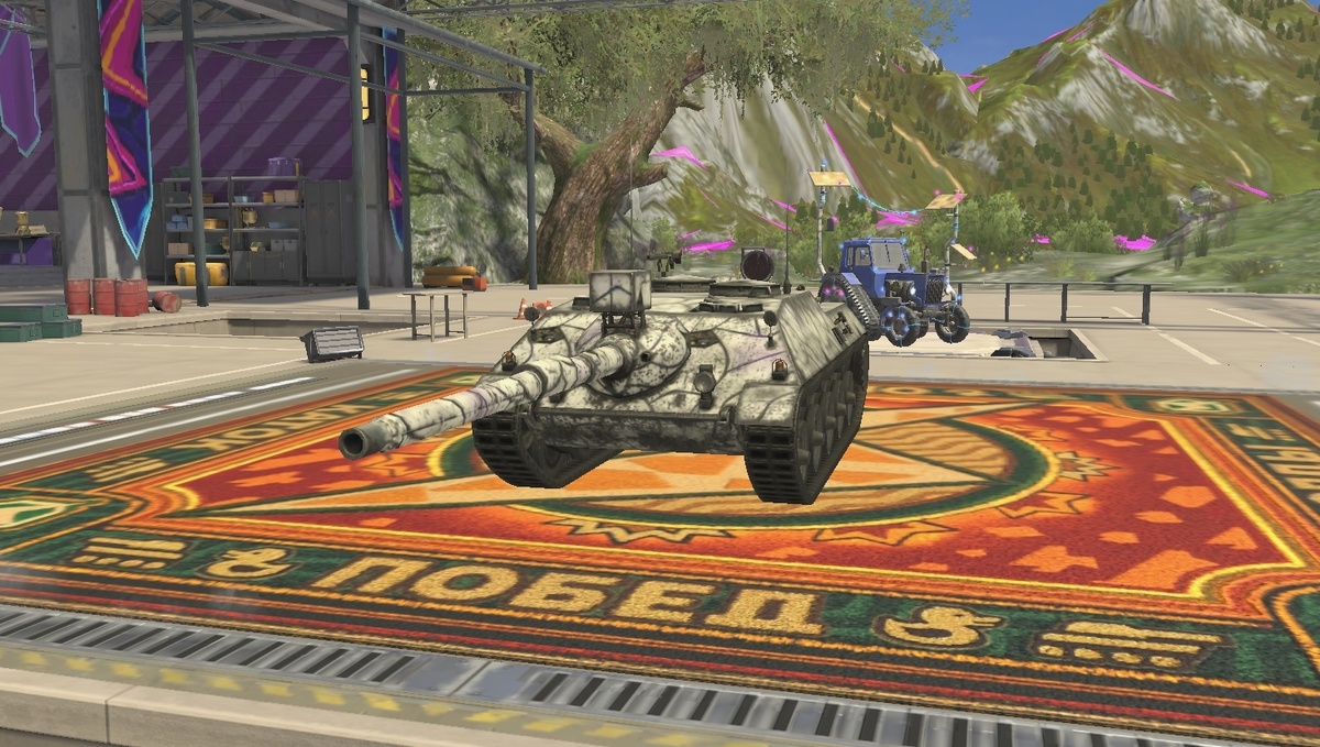 Жаль, легендарного камуфляжа на ней до сих пор нет. Поэтому катаю ее в этом Камо (как раз с того самого набора в 2021 году за 15к золота, в котором он и появился в продаже)